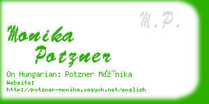 monika potzner business card